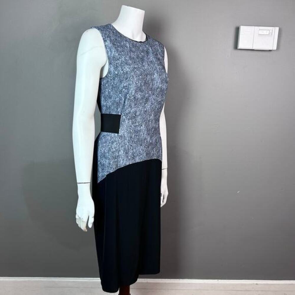Max Mara Sportmax dress size 8 IT 42 sheath pencil sleeveless long Sleek Office